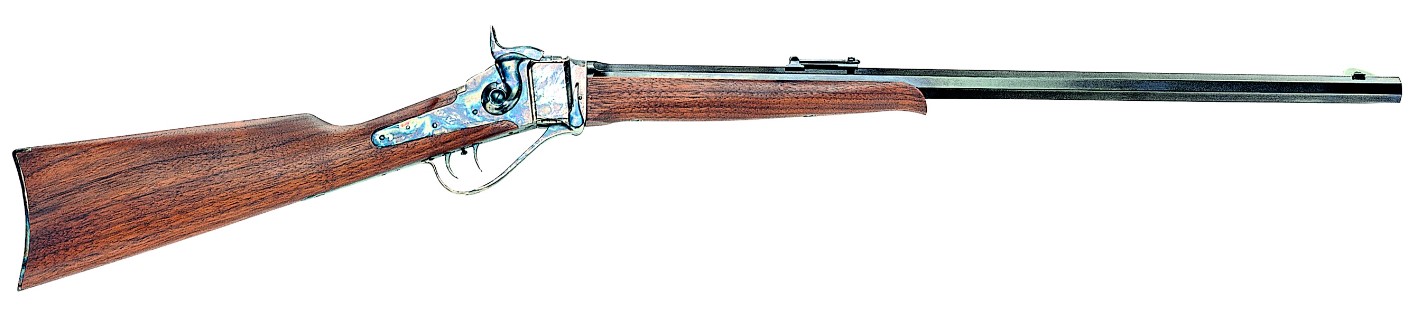 CHIAPPA 1874 SHARPS BUSINESS RIFLE COLOR CASE 28 OCTAGONAL BLUED BBL DOUBLE TRIGGER HAND OILED WALNUT STOCK 920.345 - Win Repeating Arms Promotion